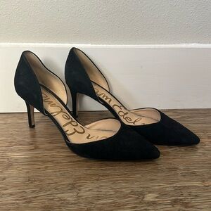 Sam Edelman Telsa Suede Pump - Black